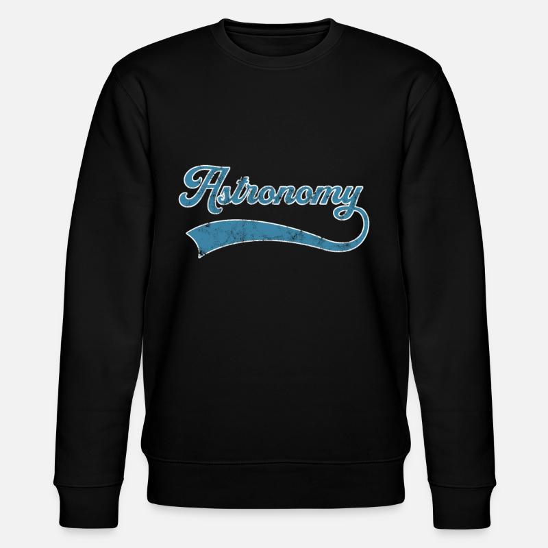 Lettrage astronomique - Sweat bio CHANGER Stanley/Stella Unisexe - noir