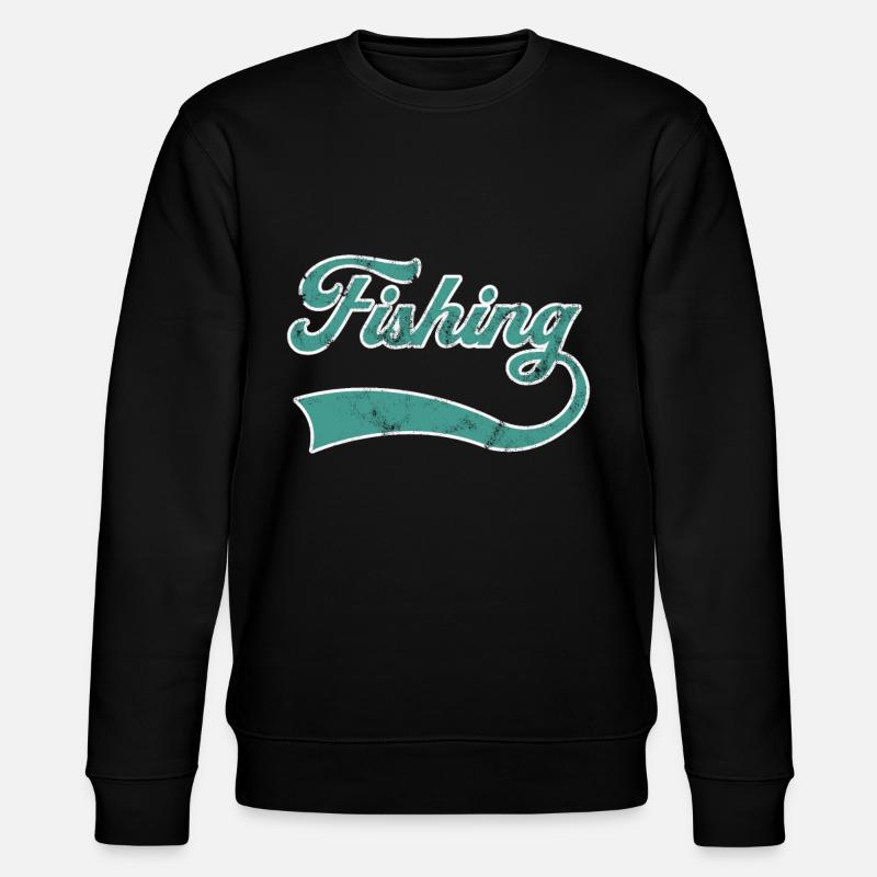 Lettrage de pêche - Sweat bio CHANGER Stanley/Stella Unisexe - noir