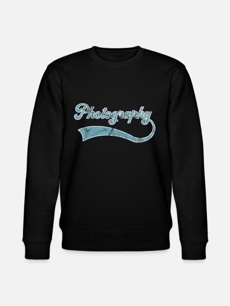 Photography lettering - Stanley/Stella CHANGER Unisex Organic Sweatshirt - black