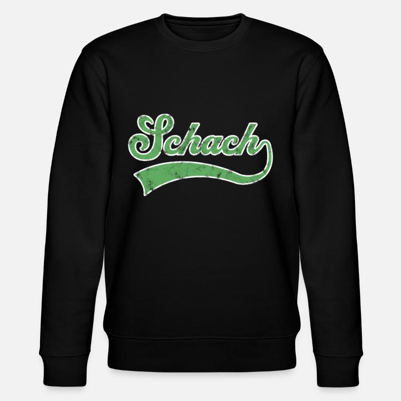 Schach Schriftzug - Stanley/Stella Unisex Bio-Sweatshirt CHANGER  - Schwarz
