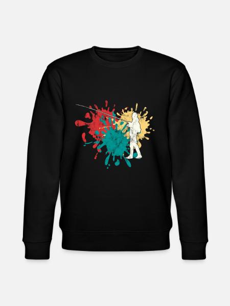 Silhouette de pêcheur - Sweat bio CHANGER Stanley/Stella Unisexe - noir