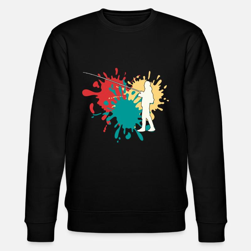 Silhouette de pêcheur - Sweat bio CHANGER Stanley/Stella Unisexe - noir