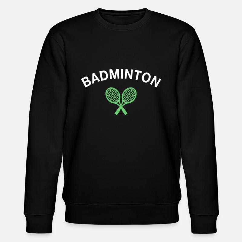 Badminton - Sweat bio CHANGER Stanley/Stella Unisexe - noir