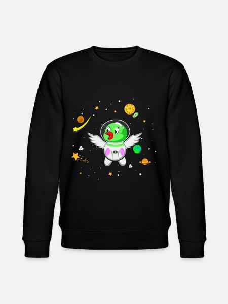 Future astronaut Vogel - Stanley/Stella CHANGER Unisex Organic Sweatshirt - black