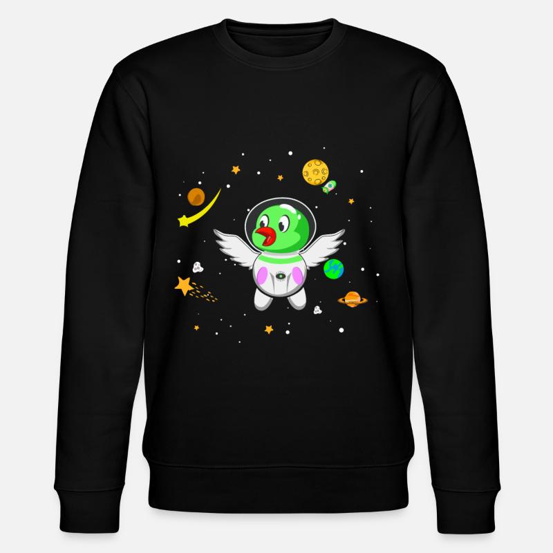 Future astronaut Vogel - Stanley/Stella CHANGER Unisex Organic Sweatshirt - black
