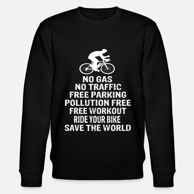 Rennrad - Stanley/Stella Unisex Bio-Sweatshirt CHANGER - Schwarz