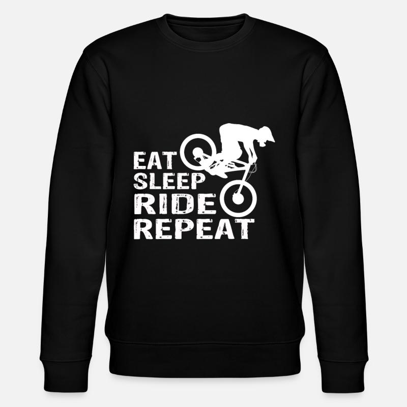 Mangez Sleep Ride Répétez - Sweat bio CHANGER Stanley/Stella Unisexe - noir