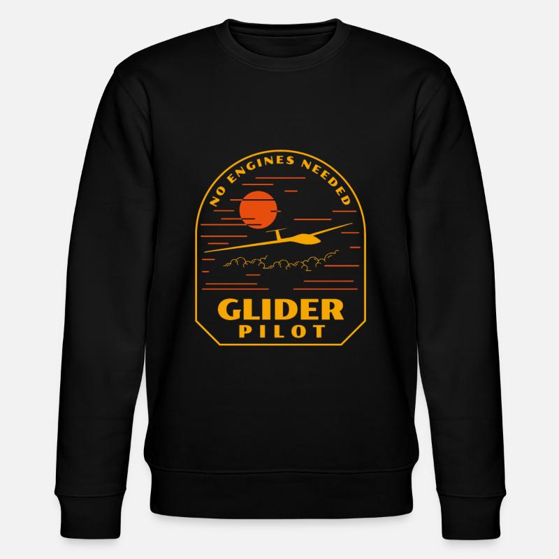Planeur Pilote Planeur Flying Airplane - Sweat bio CHANGER Stanley/Stella Unisexe - noir