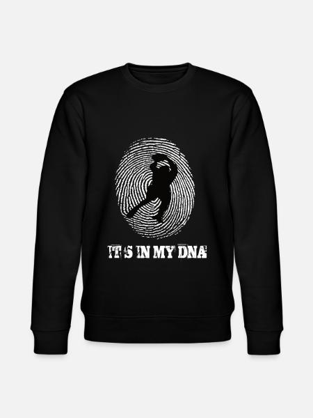 Basketball Its In My Dna - Stanley/Stella CHANGER Unisex Organic Sweatshirt - black