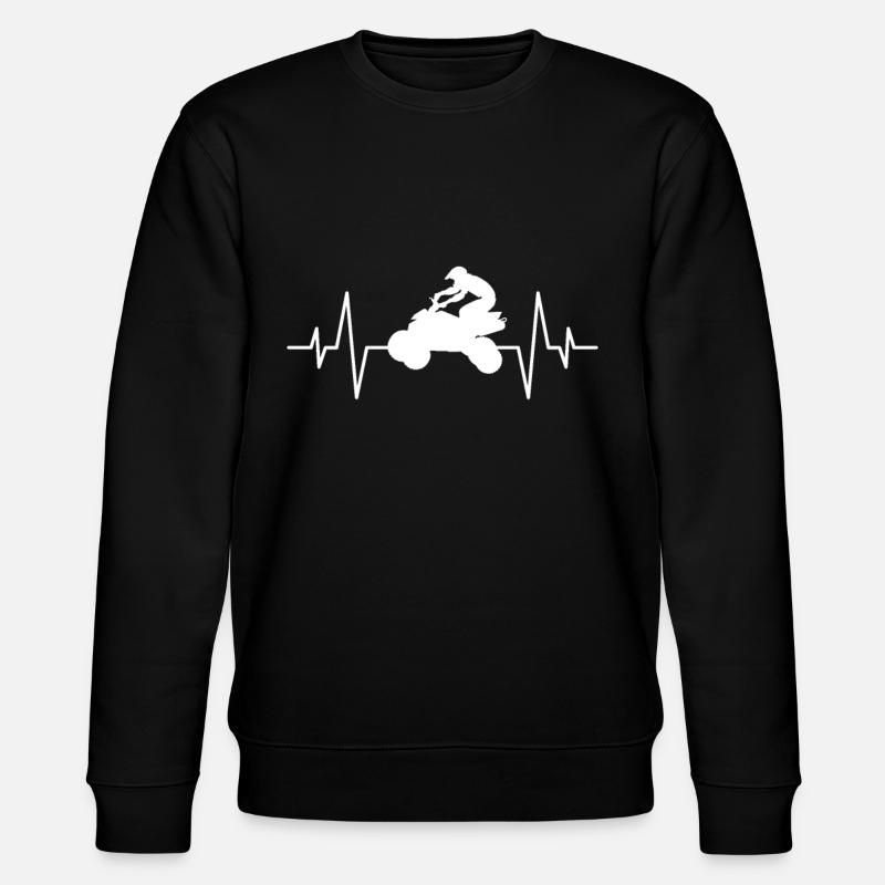 Quadrillement cardiaque - Sweat bio CHANGER Stanley/Stella Unisexe - noir