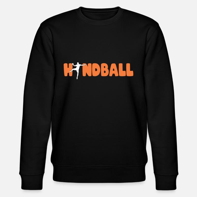 Håndbold - Stanley/Stella økologisk unisex-sweatshirt CHANGER - sort