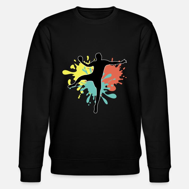 Handball - Stanley/Stella Unisex Bio-Sweatshirt CHANGER  - Schwarz