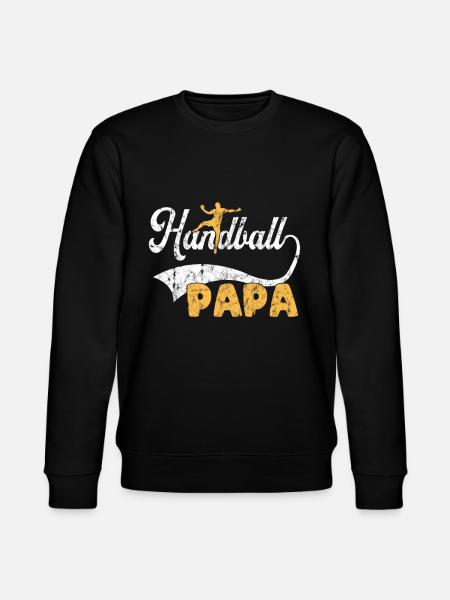 Handball Dad - Stanley/Stella CHANGER Unisex Organic Sweatshirt - black
