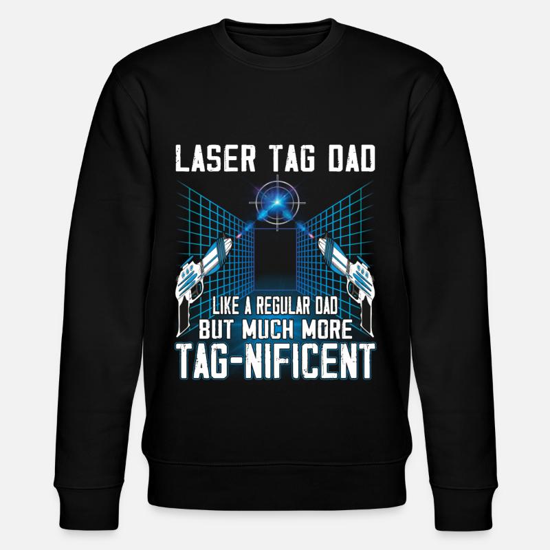 Lasertag Dad est un joueur de laser tag cool - Sweat bio CHANGER Stanley/Stella Unisexe - noir