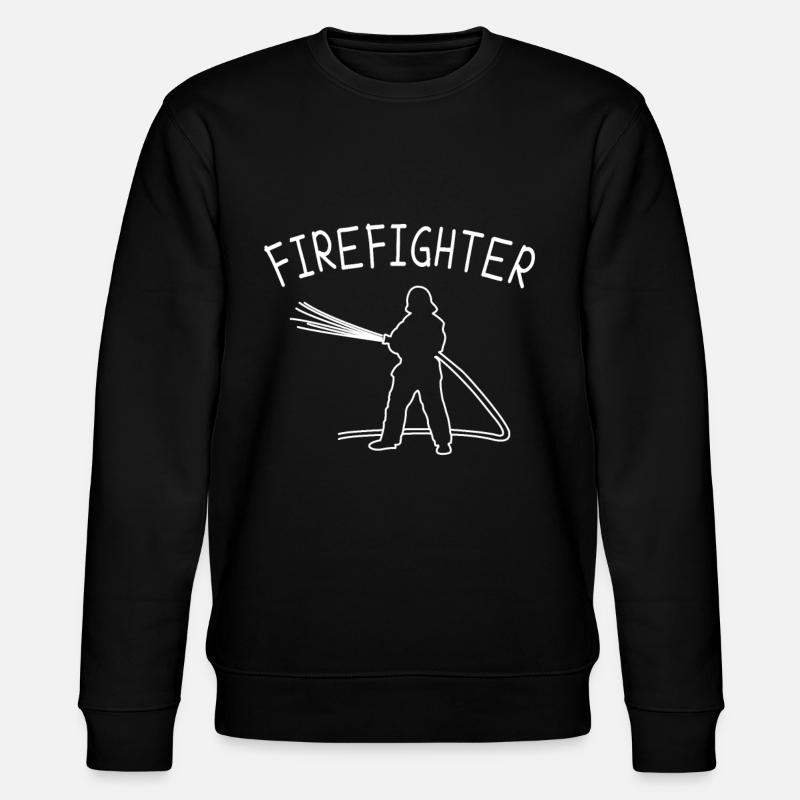 Feuerwehr firefighter - Stanley/Stella Unisex Bio-Sweatshirt CHANGER  - Schwarz