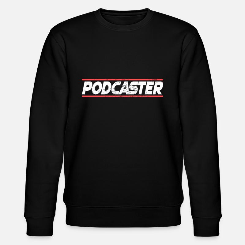 Podcaster Animateur de podcast - Sweat bio CHANGER Stanley/Stella Unisexe - noir