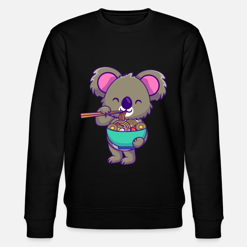 Koala-Liebhaber - Stanley/Stella Unisex Bio-Sweatshirt CHANGER  - Schwarz