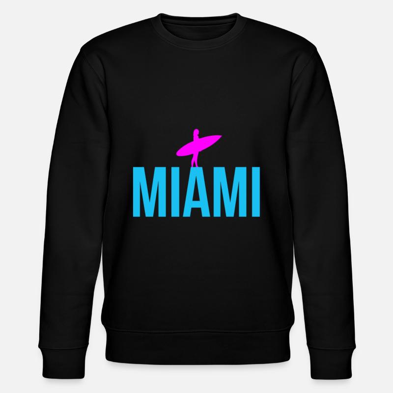 Miami USA - Stanley/Stella Unisex Bio-Sweatshirt CHANGER  - Schwarz