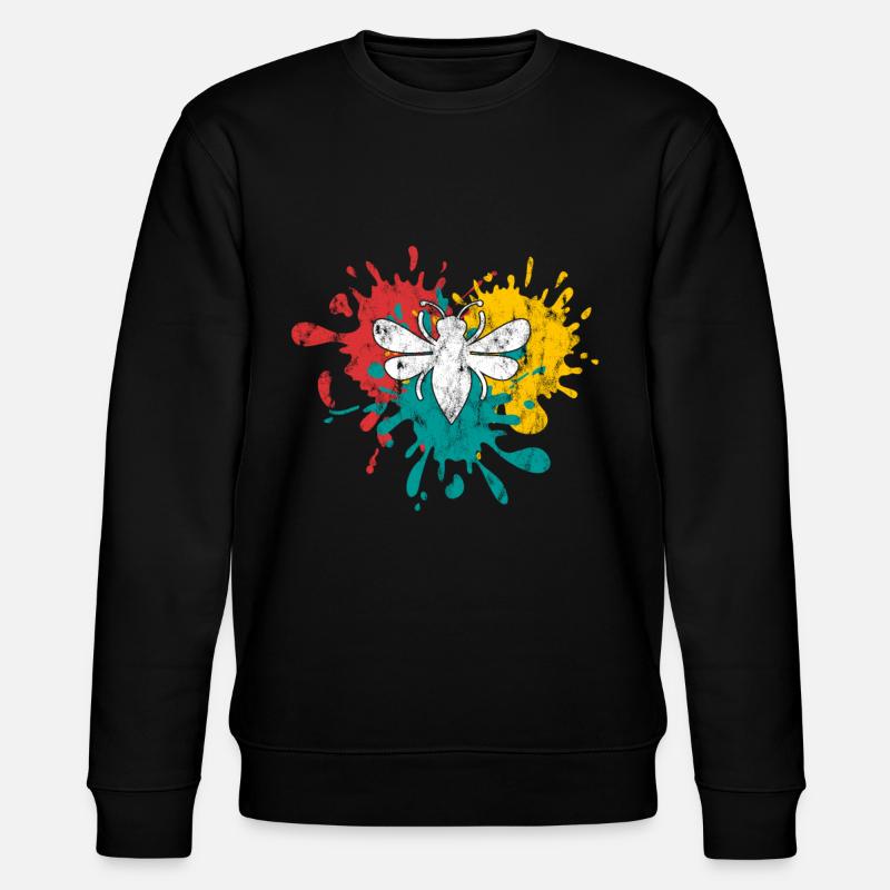 Bee - Stanley/Stella CHANGER Unisex Organic Sweatshirt - black