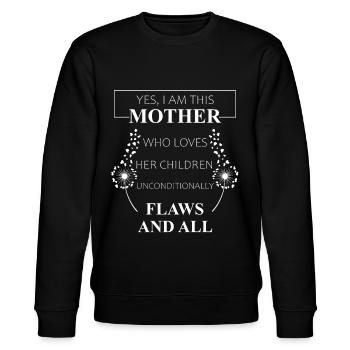Je suis cette mère aime les enfants Cadeau de la fête des mères - Sweat bio CHANGER Stanley/Stella Unisexe - noir - Devant - Nik (191cm) & Marisol (170cm)