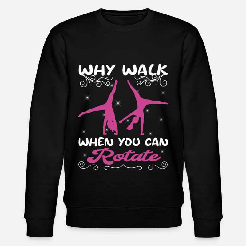 Gymnaste cool Gymnastique Carrwheel - Sweat bio CHANGER Stanley/Stella Unisexe - noir