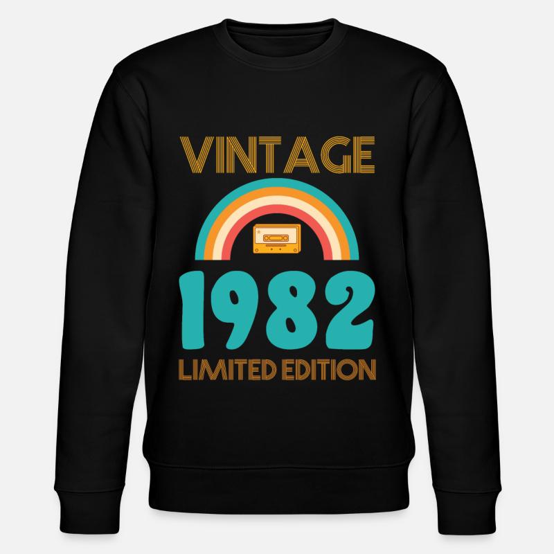 Rétro Classique 1982 - Sweat bio CHANGER Stanley/Stella Unisexe - noir