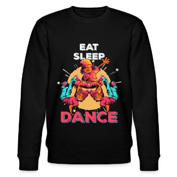 Hip Hop Breakdance Street Dance Tänzer Musik - Stanley/Stella Unisex Bio-Sweatshirt CHANGER  - Schwarz - Vorne - Nik (191cm) & Marisol (170cm)