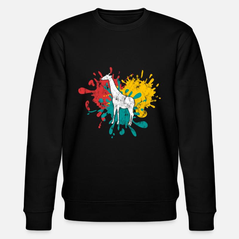 Giraffe - Stanley/Stella CHANGER Unisex Organic Sweatshirt - black