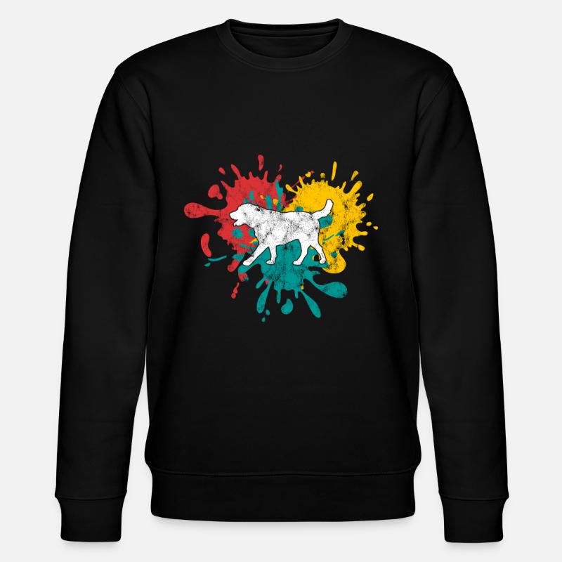 Hund - Stanley/Stella Unisex Bio-Sweatshirt CHANGER  - Schwarz
