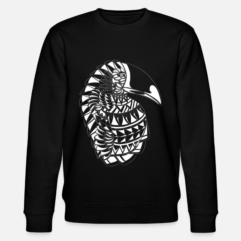 Oiseau toucan maori - Sweat bio CHANGER Stanley/Stella Unisexe - noir