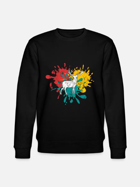 Deer - Stanley/Stella CHANGER Unisex Organic Sweatshirt - black