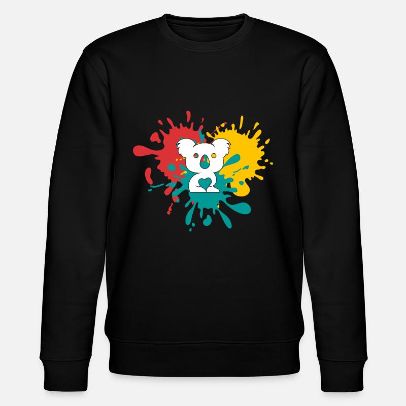 Koala - Stanley/Stella CHANGER Unisex Organic Sweatshirt - black
