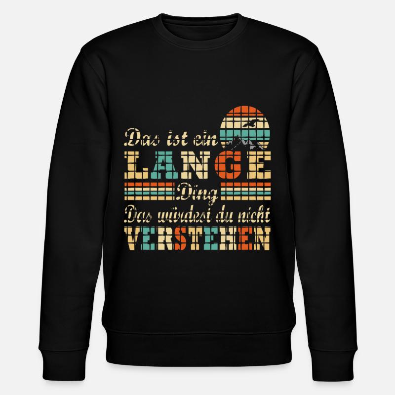 Name LANGE - Stanley/Stella Unisex Bio-Sweatshirt CHANGER  - Schwarz