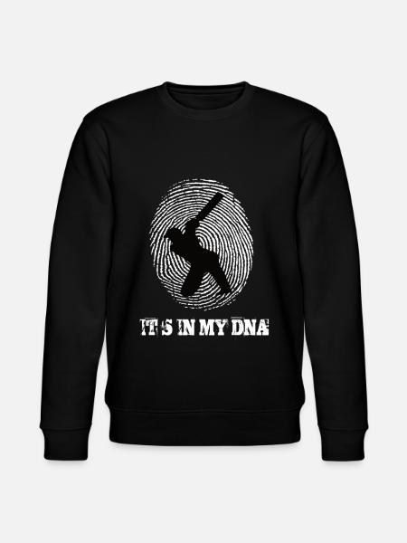 Cricket Its In My Dna - Stanley/Stella CHANGER Unisex Organic Sweatshirt - black