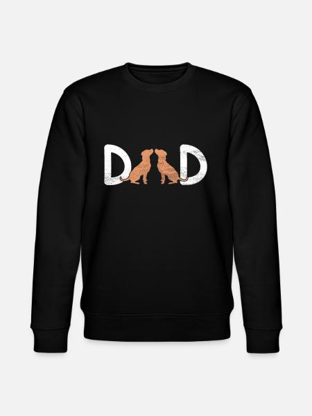 Dogs Papa - Stanley/Stella CHANGER Unisex Organic Sweatshirt - black