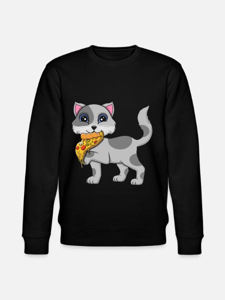 Italian cat lover cat whisperer - Stanley/Stella CHANGER Unisex Organic Sweatshirt - black