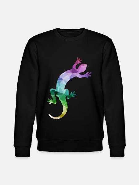 Reptil Echse - Stanley/Stella Unisex Bio-Sweatshirt CHANGER  - Schwarz