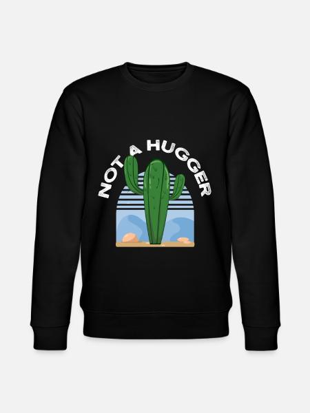 Funny cactus - Stanley/Stella CHANGER Unisex Organic Sweatshirt - black