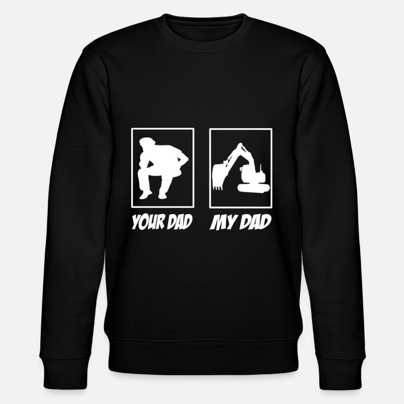 Pilote de pelle - Sweat bio CHANGER Stanley/Stella Unisexe - noir