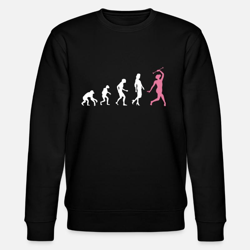 Gymnastik Evolution Tanz Turnen - Stanley/Stella Unisex Bio-Sweatshirt CHANGER  - Schwarz