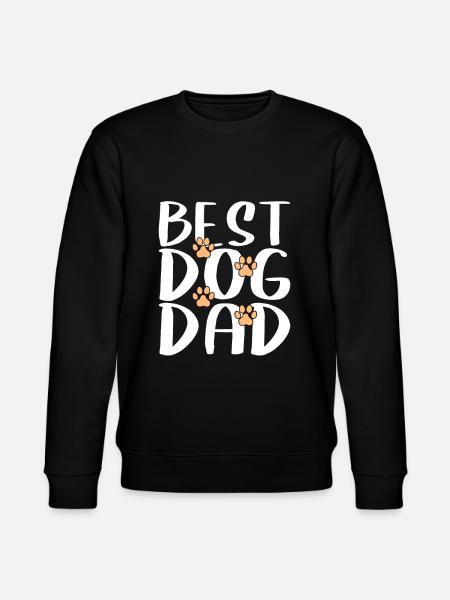 best dog dad - Stanley/Stella Unisex Bio-Sweatshirt CHANGER - Schwarz