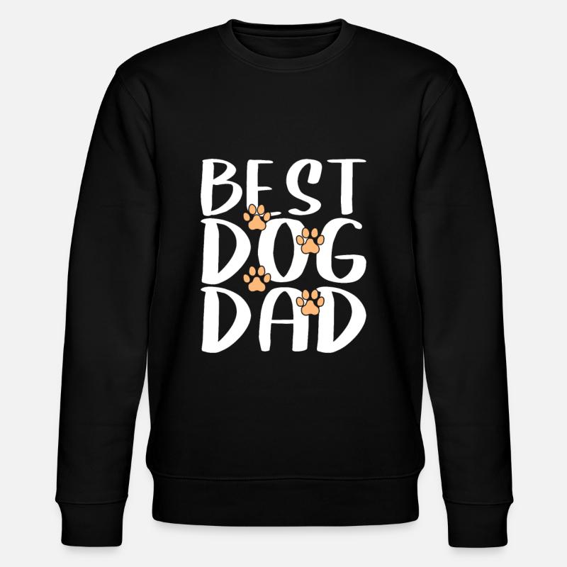 best dog dad - Stanley/Stella Unisex Bio-Sweatshirt CHANGER  - Schwarz