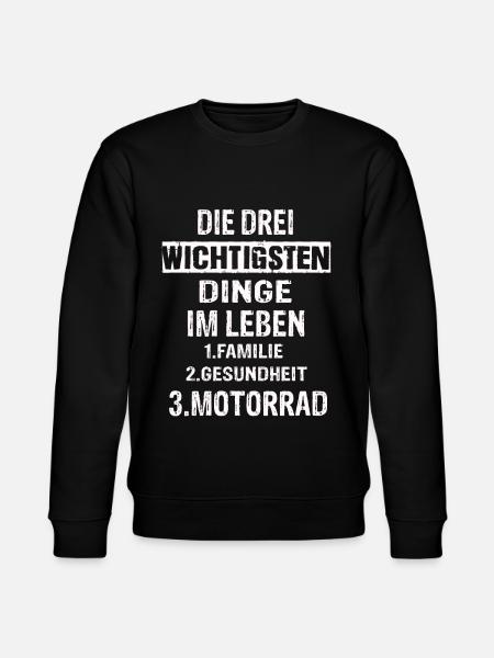 Motorrad - Stanley/Stella Unisex Bio-Sweatshirt CHANGER - Schwarz