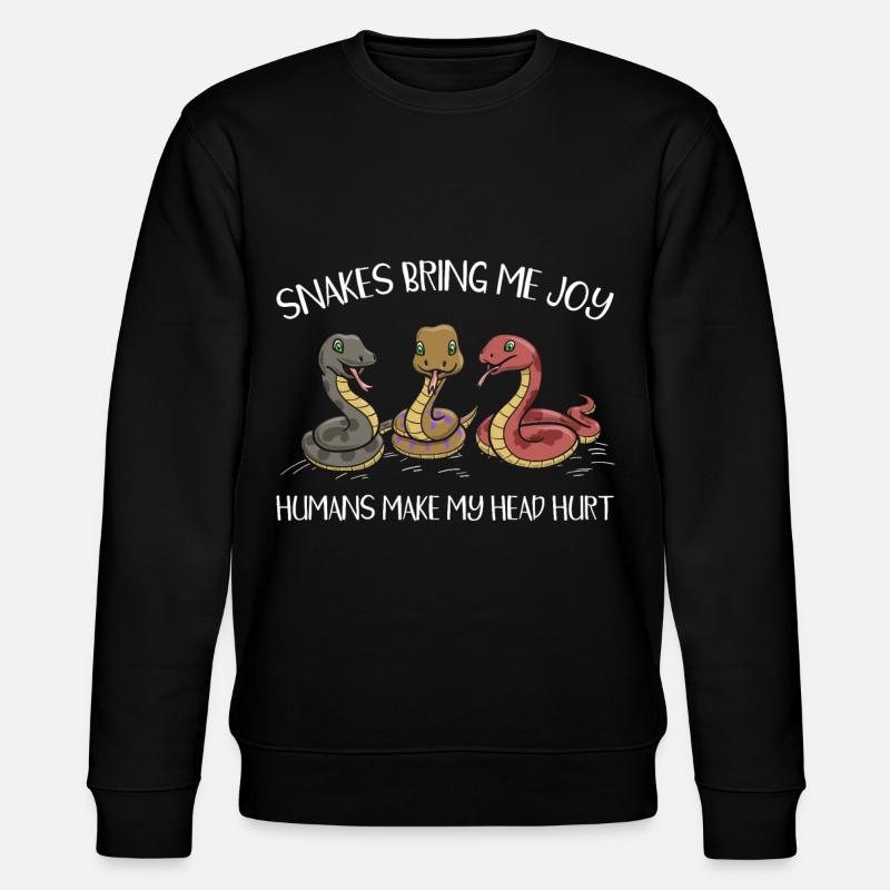 Propriétaire de serpent - Sweat bio CHANGER Stanley/Stella Unisexe - noir