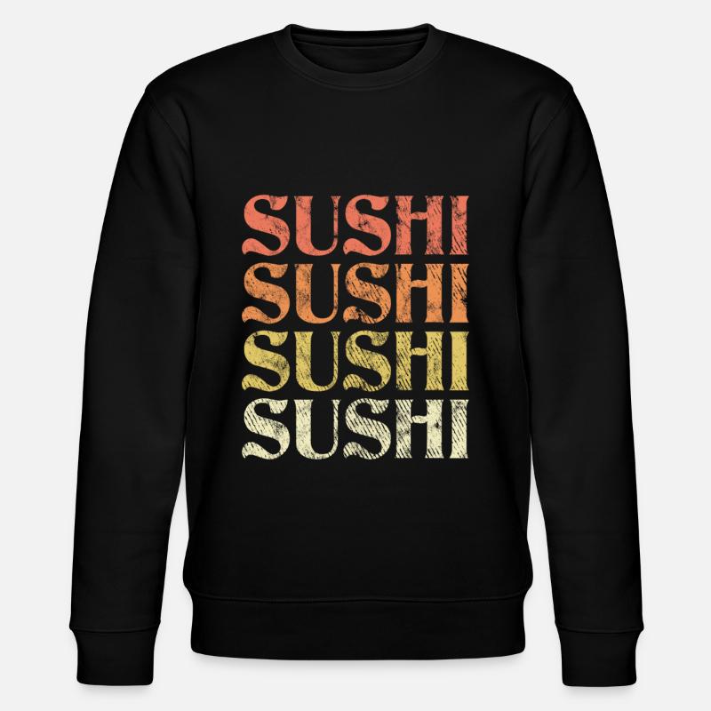 Sushi Retro - Stanley/Stella CHANGER Unisex Organic Sweatshirt - black