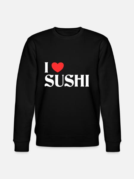 I love sushi - Stanley/Stella CHANGER Unisex Organic Sweatshirt - black