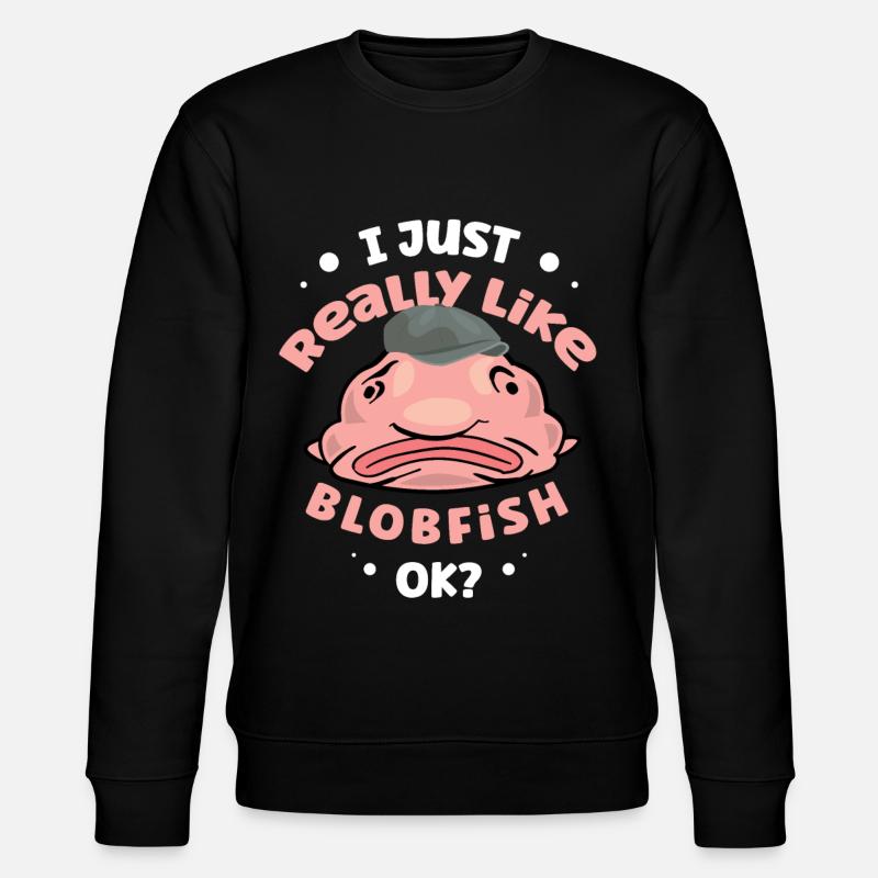 Blobfish-lover-sea-fish-rustré-laid- - Sweat bio CHANGER Stanley/Stella Unisexe - noir