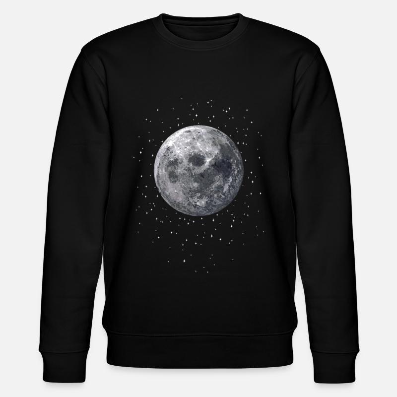 Luna Stars Moon Galaxy Astronomie - Sweat bio CHANGER Stanley/Stella Unisexe - noir