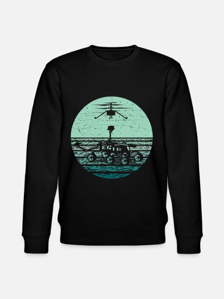 Planet Stars Moon Galaxy - Stanley/Stella CHANGER Unisex Organic Sweatshirt - black