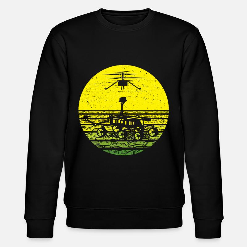 Astrophysik Himmelsgucker - Stanley/Stella Unisex Bio-Sweatshirt CHANGER  - Schwarz
